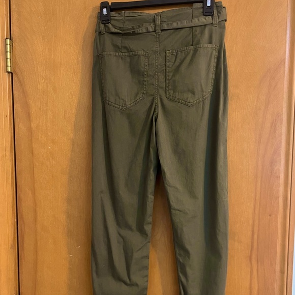 Drawstring army green pants - Picture 2 of 3